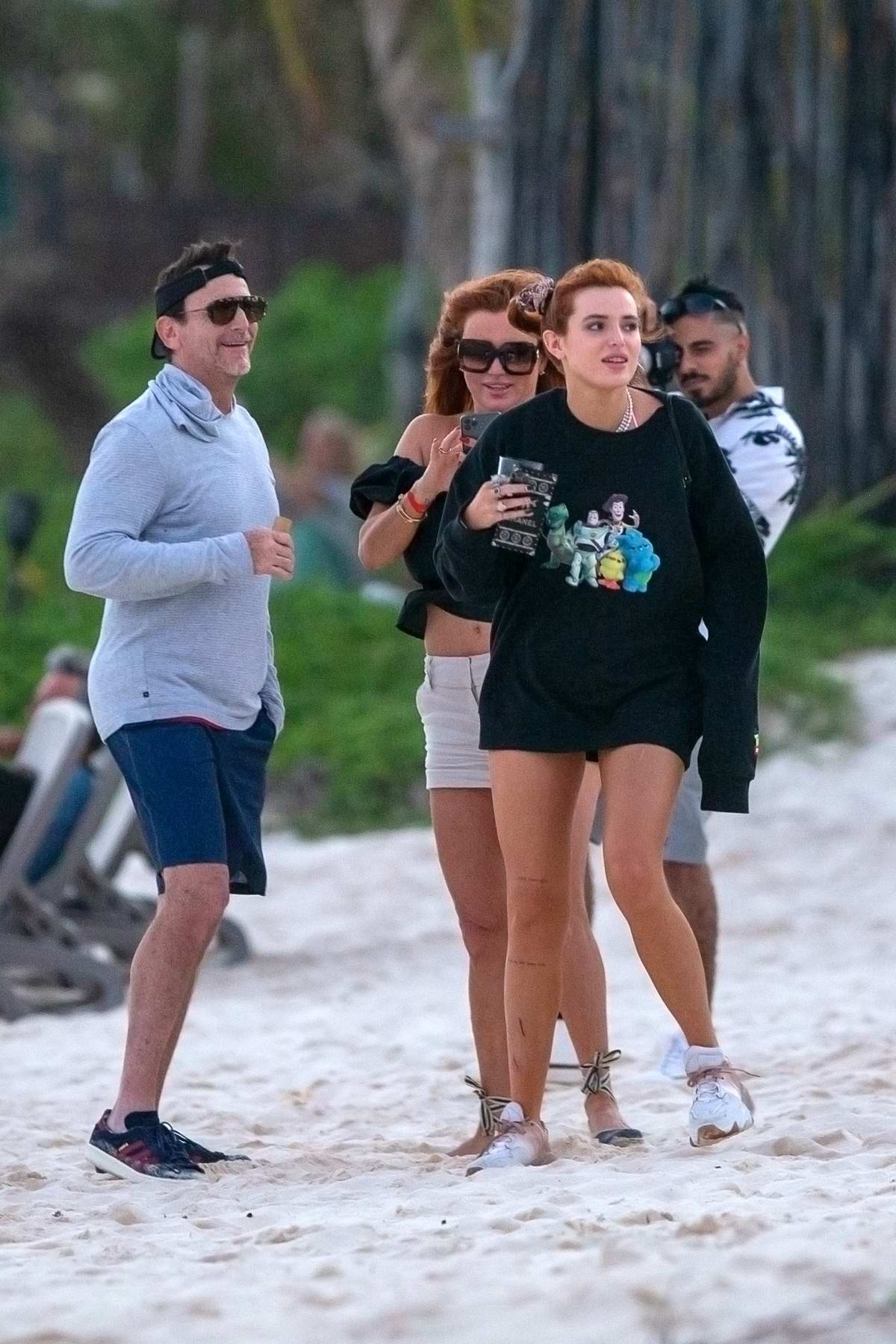 Bella Thorne seen partying with boyfriend Benjamin Mascolo in Tulum, Mexico