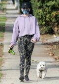 Lucy Hale gets back to her routine as she goes for a hike with her dog before stopping by Target in Los Angeles