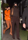 Kendall and Kylie Jenner step out for dinner at Giorgio Baldi in Santa Monica, California
