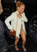 Jennifer Lopez and Ben Affleck step out for a romantic dinner date at Avra in Beverly Hills, California