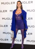 Alessandra Ambrosio attends the Thierry Mugler: Couturissime Exhibition Opening Ceremony during Paris Fashion Week in Paris, France