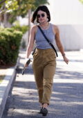 Lucy Hale looks radiant as she leaves her appointment at a skincare clinic in Studio City, California