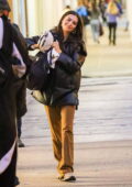Emily Ratajkowski and Sebastian Bear-McClard take their baby Bear out for a stroll on Halloween in New York City