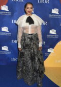 Kat Graham attends 2021 Guggenheim International Gala at the Solomon R Guggenheim Museum in New York City