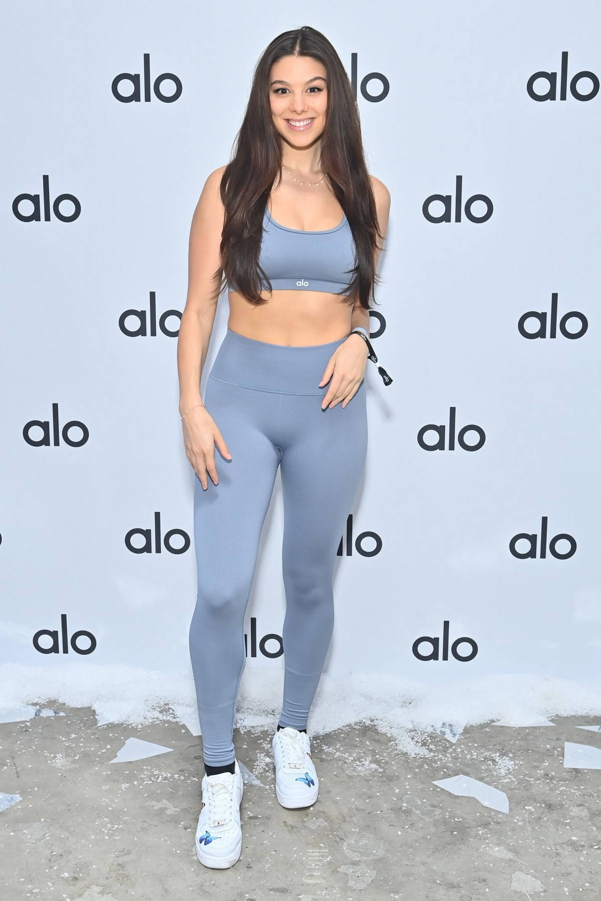Kira Kosarin attends Day 3 of Alo House Winter 2021 at Alo House in Los Angeles