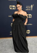 Rosario Dawson attends the 28th Screen Actors Guild Awards at Barker Hangar in Santa Monica, California