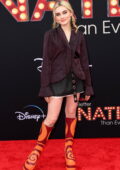 Meg Donnelly attends the Premiere of 'Better Nate Than Ever' at El Capitan Theatre in Los Angeles