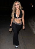 Tallia Storm arrives at the Missguided: Babe Heat launch party at The Treehouse Hotel in London, UK