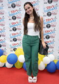 Addison Rae celebrates National Burger Day at the friends and family preview party for the new Irv's Burgers in Los Angeles