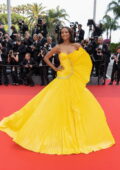 Jasmine Tookes attends the screening of 'Top Gun: Maverick' during the 75th Cannes Film Festival in Cannes, France