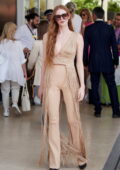 Larsen Thompson looks stylish while stepping out during the 75th Cannes Film Festival in Cannes, France