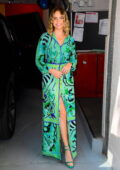 Bailee Madison looks great in a green dress while out in New York City