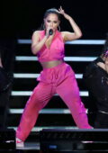 Becky G performs live at Uforia Latino Mix Live in Dallas, Texas