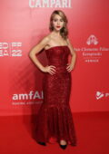 Caylee Cowan attends the 2022 AmfAR Venice Gala during the 79th Venice Film Festival in Venice, Italy