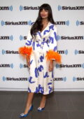 Jameela Jamil visits SiriusXM Studios in New York City