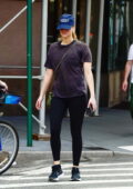 Jennifer Lawrence opts for casual t-shirt and leggings while out in New York City