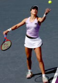 Eugenie Bouchard plays at the WTA Guadalajara Open Akron 2022 in Zapopan, Mexico