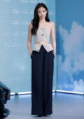 Jennie Kim attends the Porsche Sonderwunsch Haus 'The Taycan 4S Cross Turismo For Jennie Ruby Jane' event in Seoul, South Korea