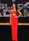 Sarah Shahi attends the New York Premiere of 'Black Adam' at AMC Empire in New York City