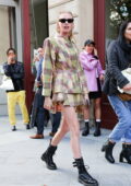 Stella Maxwell attends the Vivienne Westwood SS23 Show during Paris Fashion Week in Paris, France