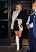 Florence Pugh looks stylish in two-toned ensemble while heading out in New York City