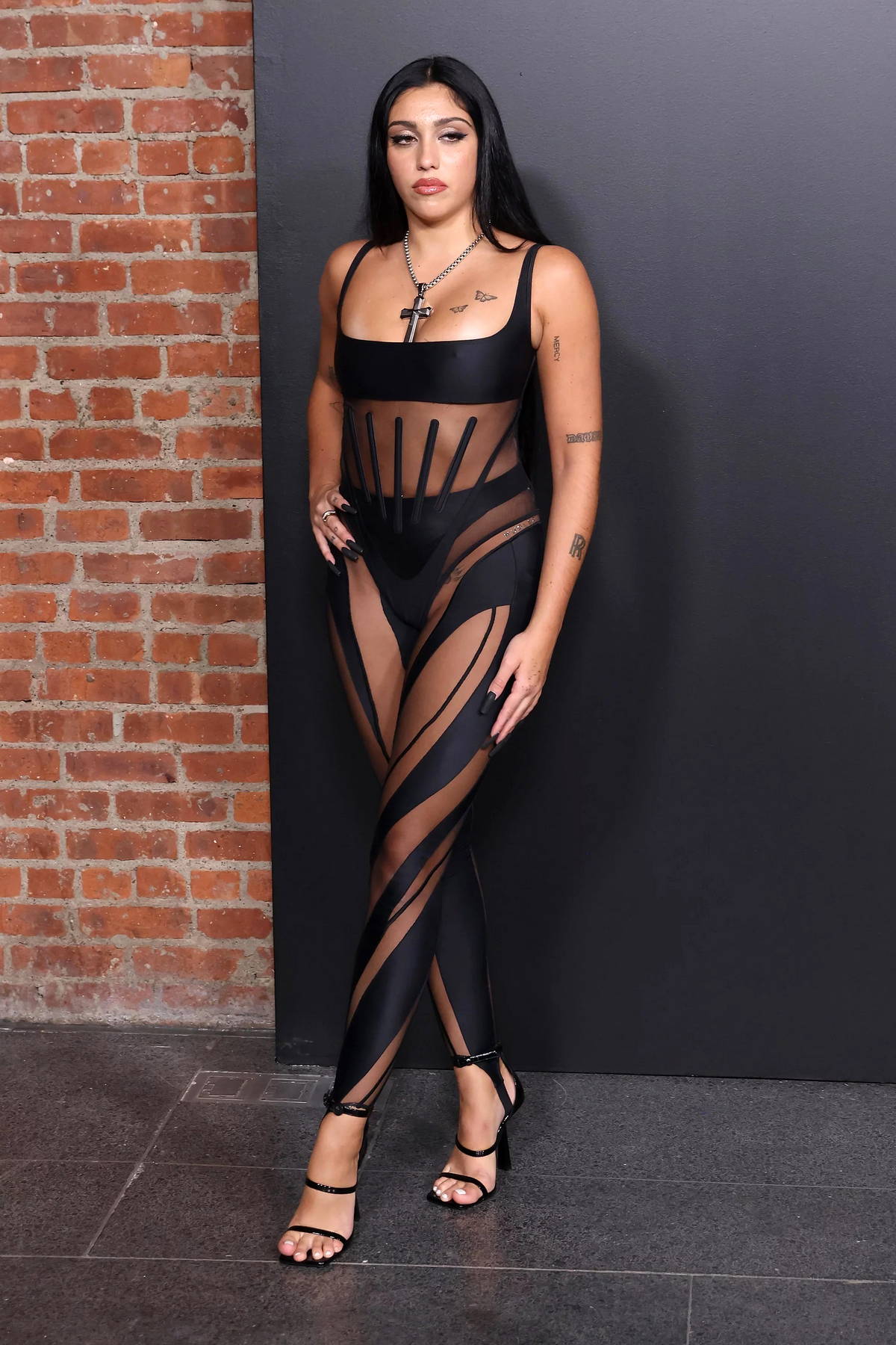 Lourdes Leon attends the Thierry Mugler: Couturissime exhibition opening night at Brooklyn Museum in New York City
