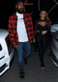 Larsa Pippen steps out for dinner with her children in West Hollywood