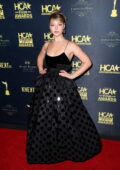 Madelyn Cline attends the Hollywood Critics Association's 2023 HCA Film Awards at Beverly Wilshire Hotel in Beverly Hills, California