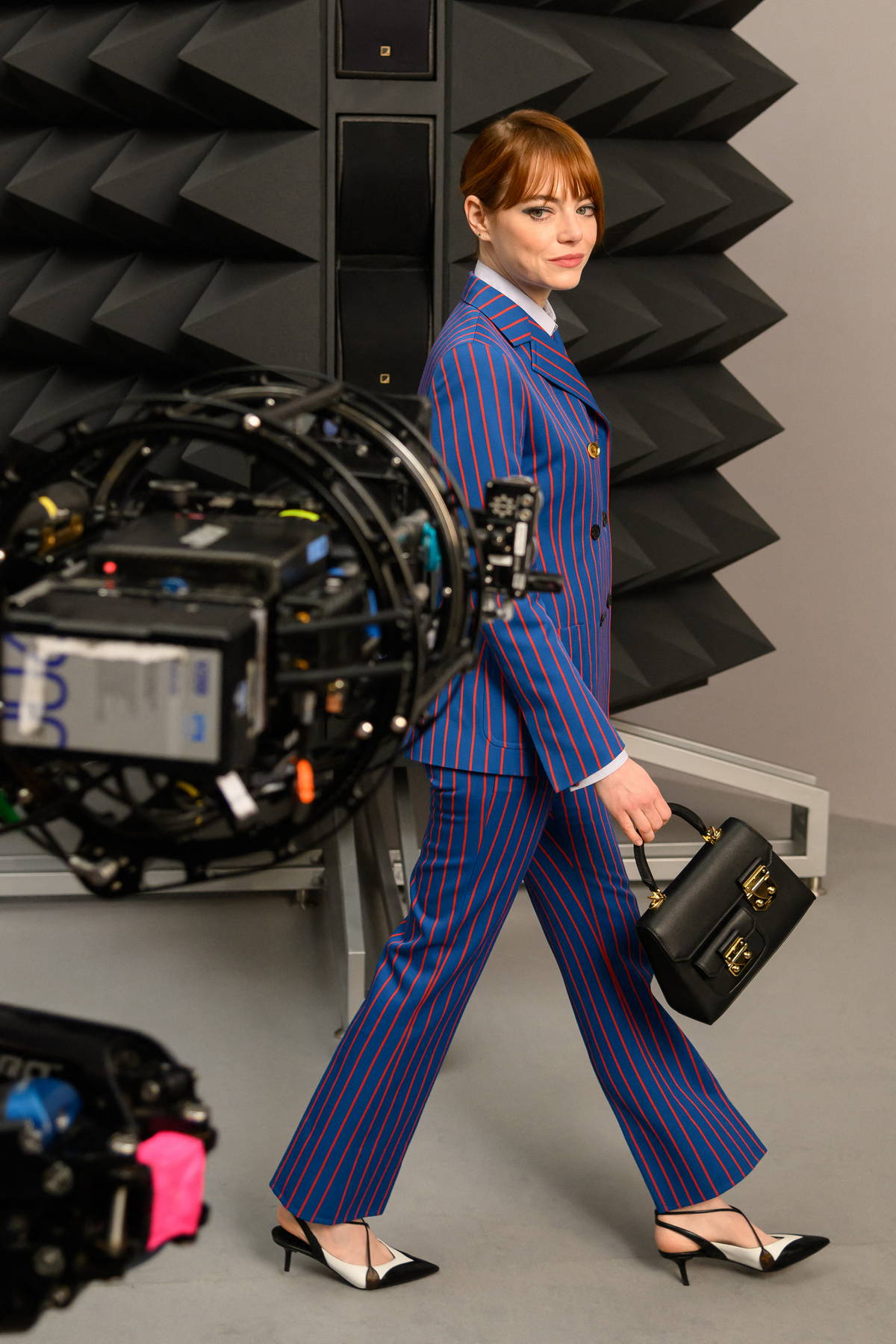Emma Stone attends the Louis Vuitton Womenswear FW 2023-24 show during Paris  Fashion Week in Paris, France