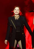 Bella Thorne joins Fletcher on stage at the LA Pride In The Park Festival in Los Angeles