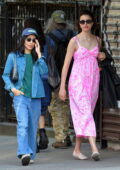 Margaret Qualley and Zoe Kravitz step out together for dinner in New York City