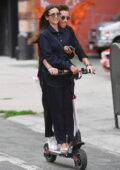 Nina Dobrev and Shaun White enjoy scooter ride together in New York City