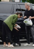 Gal Gadot and husband Jaron Varsano step out for some shopping at the farmers market in Los Angeles