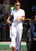 Sofia Richie steps out for lunch in all-white ensemble in Beverly Hills, California