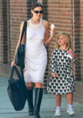 Irina Shayk takes her adorable daughter Lea out for ice cream in New York City