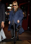 Rihanna puts on a stylish display while stepping out for dinner with ASAP Rocky at the Four Seasons in New York City