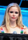Erin Moriarty attends 'The Boys' panel at Los Angeles Comic Con in Los Angeles