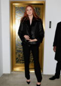 Karen Gillan attends Vas Morgan and Michael Brown's 2024 Golden Globe Awards afterparty in Los Angeles