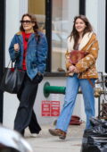 Katie Holmes and Suri Cruise are all smiles while out together in SoHo, New York City