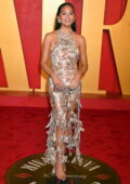 Chrissy Teigen attends the 2024 Vanity Fair Oscars Party at the Wallis Annenberg Center for the Performing Arts in Beverly Hills, California