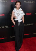 Sydney Sweeney attends the Premiere of 'Immaculate' during Beyond Fest at The Egyptian Theatre in Hollywood, California
