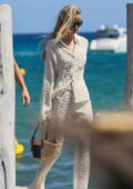 Frida Aasen looks stylish while spotted out with Tommy Chiabra in Saint-Tropez, France