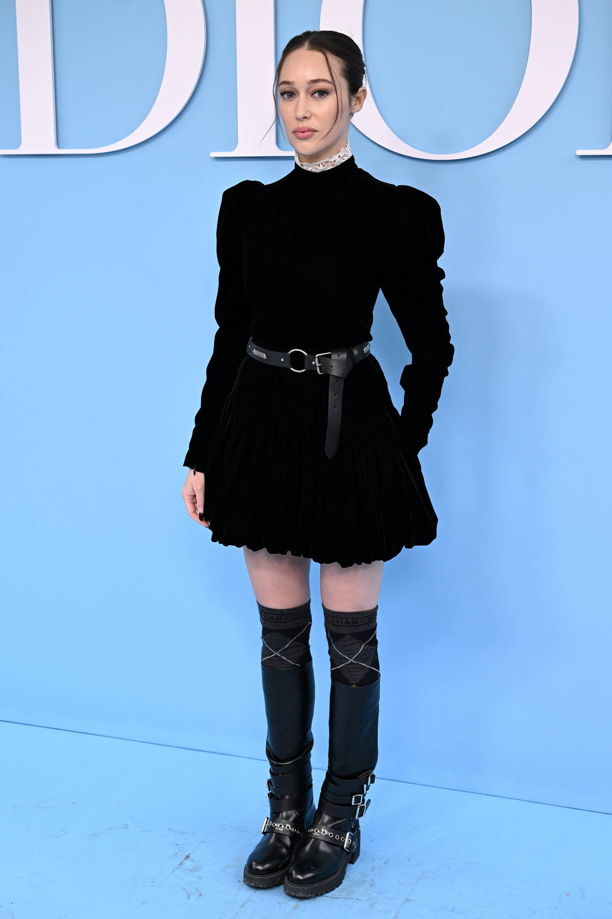 Alycia Debnam-Carey attends the Christian Dior SS25 show during Paris Fashion Week in Paris, France