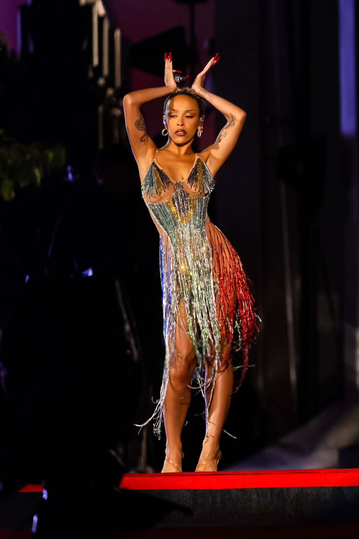 Doja Cat performs onstage during the 2024 Global Citizen Festival at The Great Lawn in New York City