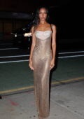 Jasmine Tookes attends the Victoria's Secret Fashion Show 2024 afterparty at Crane Club in New York City