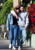 Caylee Cowan and Casey Affleck pack on some PDA during a lunch outing at All Time in Los Feliz, California