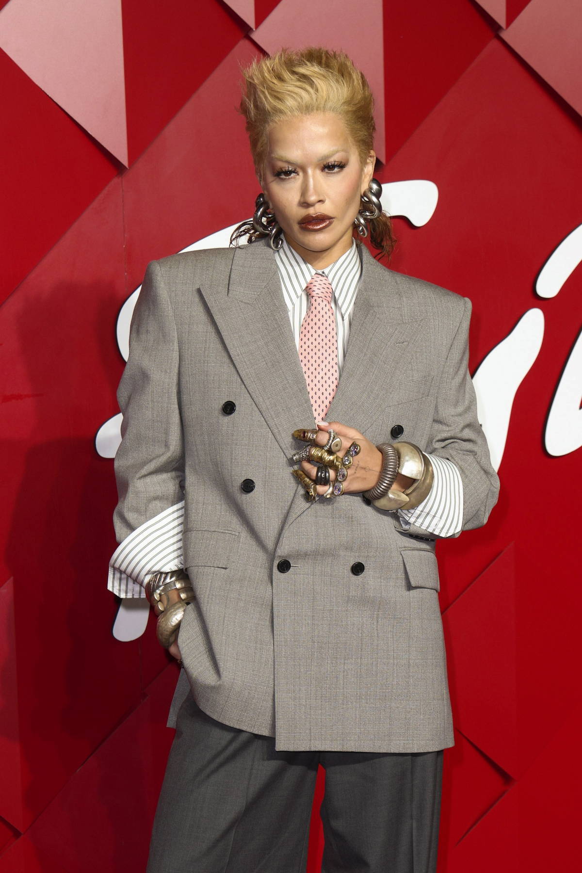 Rita Ora attends The Fashion Awards 2024 at the Royal Albert Hall in London, England